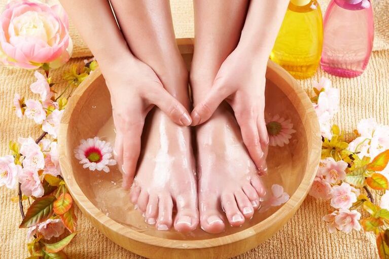 Baños medicinales contra hongos.